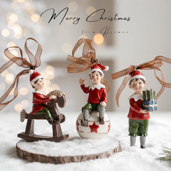 Christmas retro three dimensional small bell