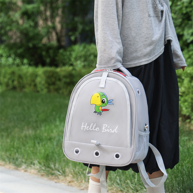 Bolsa de Transporte para Pájaros Little Sun, Jaula Portátil de Doble Hombro, Plegable y Transpirable para Palomas y Aves, para Uso en Exteriores