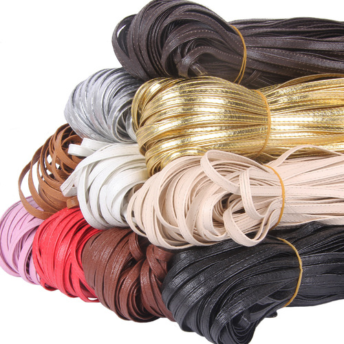 DIY handmade doll accessories accessories PU leather rope thread pimp strips BJD doll bow with treading belt pimp strips