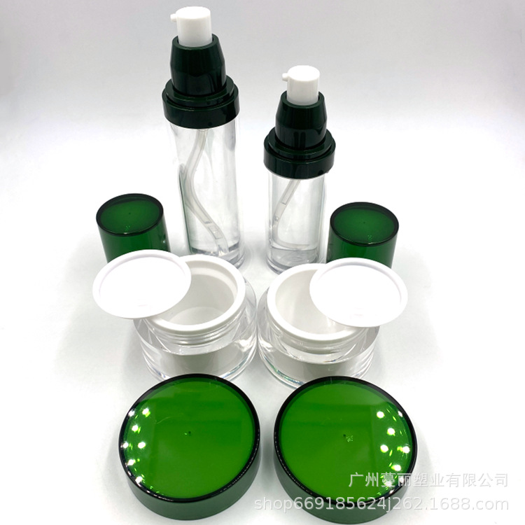 新款25g30g35ml亚克力贵妇膏套装真空喷雾乳液膏面霜爽肤水按压瓶