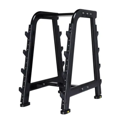 Gimnasio comercial barraca profesional doble capa de tres capas redonda cabeza hexagonal rack de almacenamiento multifuncional barraca rack
