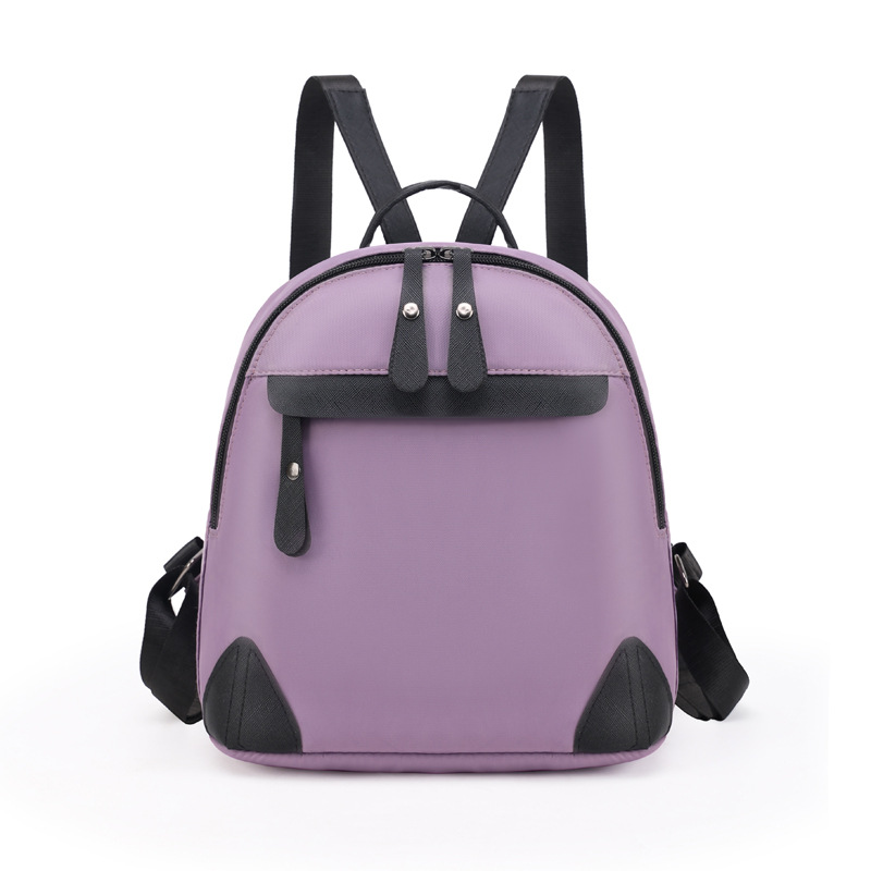 Nuevo estilo del sudeste asiático casual contraste color damas tela Oxford mochila moda urbana simple viaje mochila al por mayor