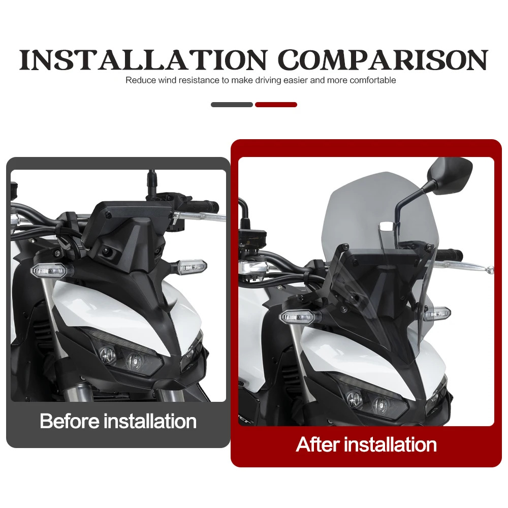 Motorcycle Modification Parts Honda Cb1000 Hornet Sp 2025 Windshield Glass