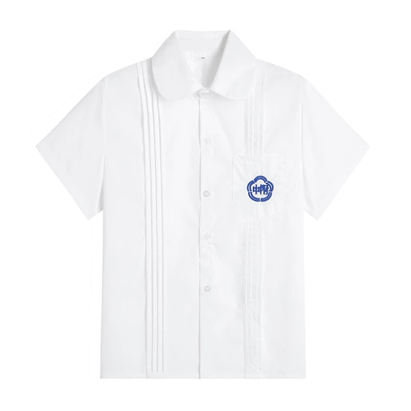 Girls white short sleeve shirt