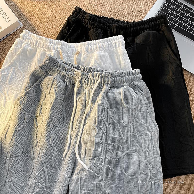 Ge Hua Summer Waffle Shorts Men's Niche Design Sense Leisure Fashion Brand American Basketball Retro Sports Loose Five Ge Hua Summer Waffle Shorts Men's Niche Design Sense Leisure Fashion Brand American Basketball Retro Sports Loose Five