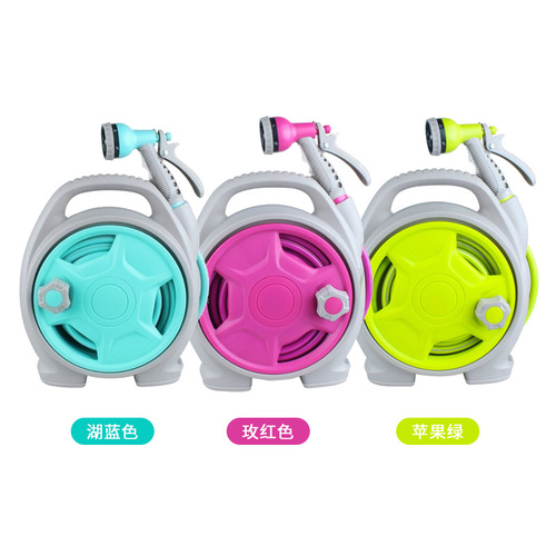 Factory wholesale direct sales car wash water gun artifact hose set household water pipe truck portable storage rack flower watering tool