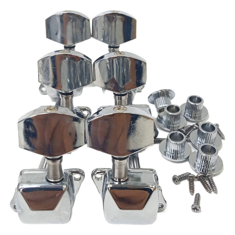 Suministro directo de fábrica instrumento musical accesorios de guitarra folk balada semi-cerrado de madera Botón de cadena de guitarra Botón de cadena de aleación con cubierta