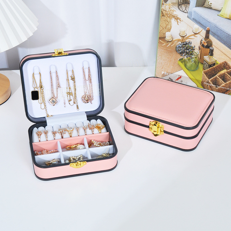 블랙 에지 핑크, 잠금 장치가 있는 새로운 스타일 13.5*11.5*5.2CM