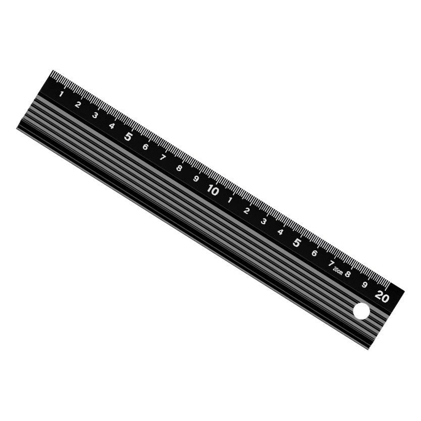 Источник производителя оптом алюминиевый сплав прямой линейки рекламы резки защитная линейка утолщения рисунок