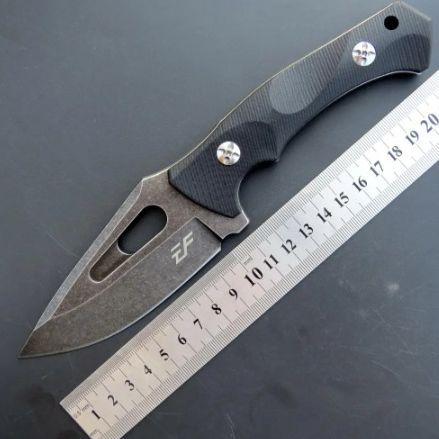 EF109露营直刀D2钢刀固定便携式狩猎HARNDS生存户外厨具战术工具