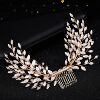 Europe and America Selling Combs Insert comb Diamond inlay Wedding dress Accessories Plate made of hair Bride jewelry wholesale