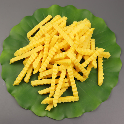 Simulation food dish decoration French fries Chicken nuggets French fries props decoration model furnishings supplies French fries