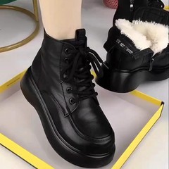 东北大棉雪地靴女2025新款冬季加绒加厚棉鞋厚底百搭防滑保暖棉靴