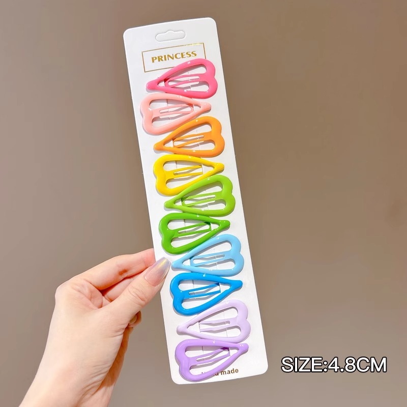 Color para niños lindo pequeño bb clip niña flequillo clip de cabello roto horquilla para bebé tocado de niña estrella horquilla