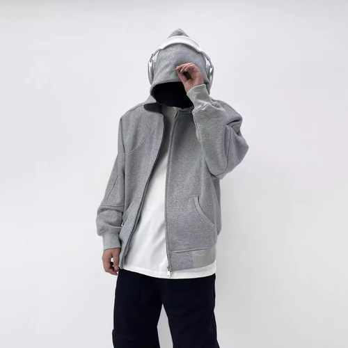 Cleanfit Hooded Sweatshirt 500g Heavyweight Boxy Cut Zipper Pullover Vibe Style Outerwear