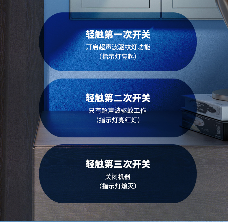 2023益度新款物理灭蚊神器蜂鸣驱蚊器家用灭蚊灯批发超声波驱蚊灯详情45