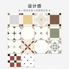 法式中古风小花砖200x200卫生间厨房阳台餐厅瓷砖复古防滑地砖