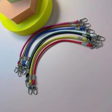 手腕绳短扣皮绳PU短绳耳机套绳手腕绳子DIY彩色手机壳搭配男女通