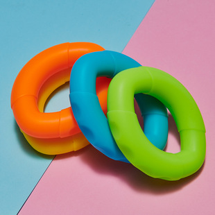 Processing and Customization of Grip Strength Device Silicone Fitness Equipment Oval Grip Circle Hand Activity Rehabilitation Training Arm Strength Device