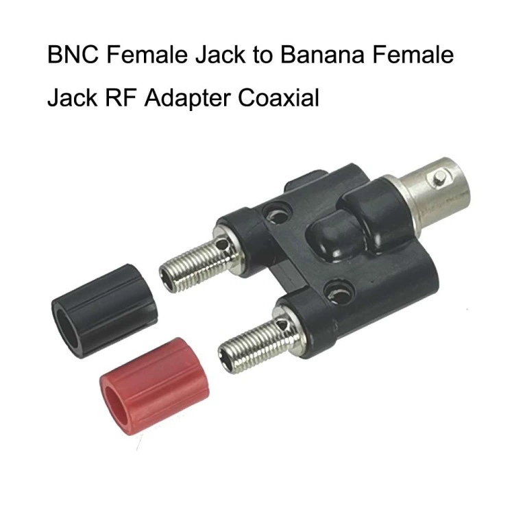 5 продающих BNC материнская головка к 2 banana штекеры BNC Female разъем к двойному