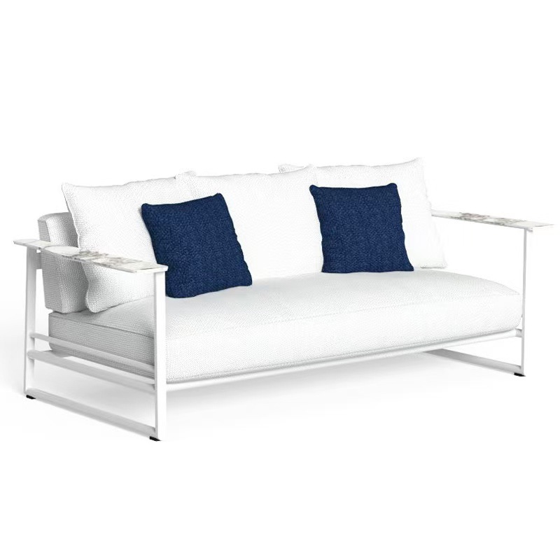 Sofá para tres personas (aleación de aluminio)