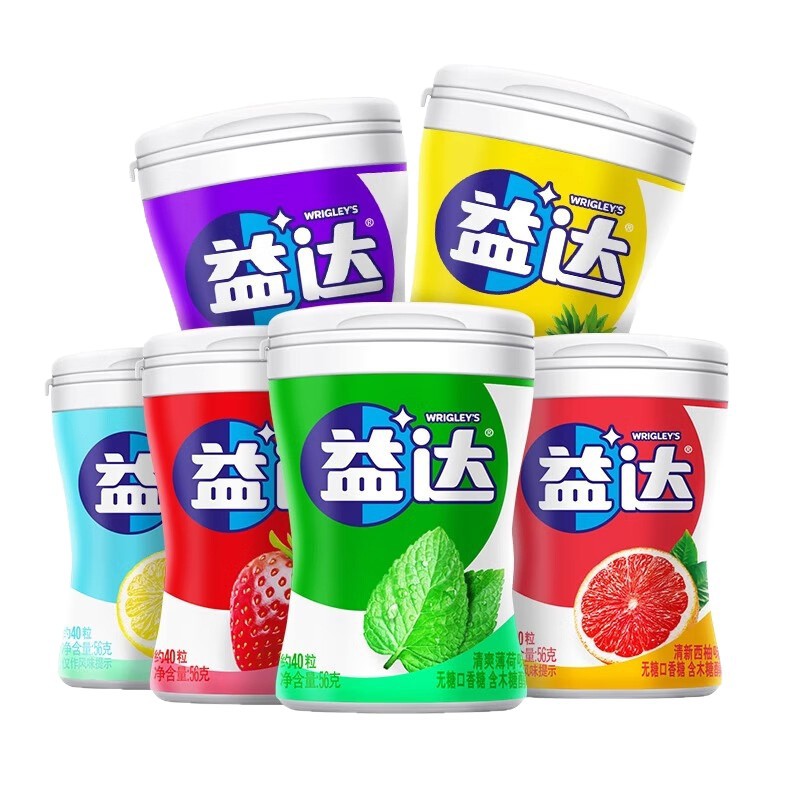 无糖清新口气口香糖