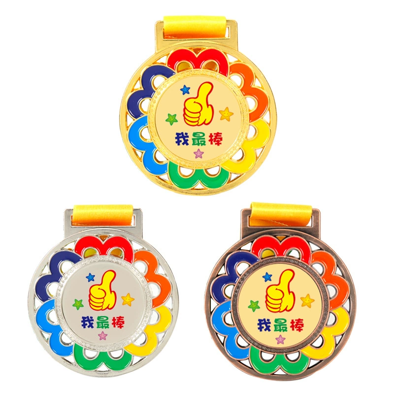 Металл Золото Серебро Бронза Медаль Изготовление Детского Сада Детские Игры Медаль Честь Конкурс Сувениры