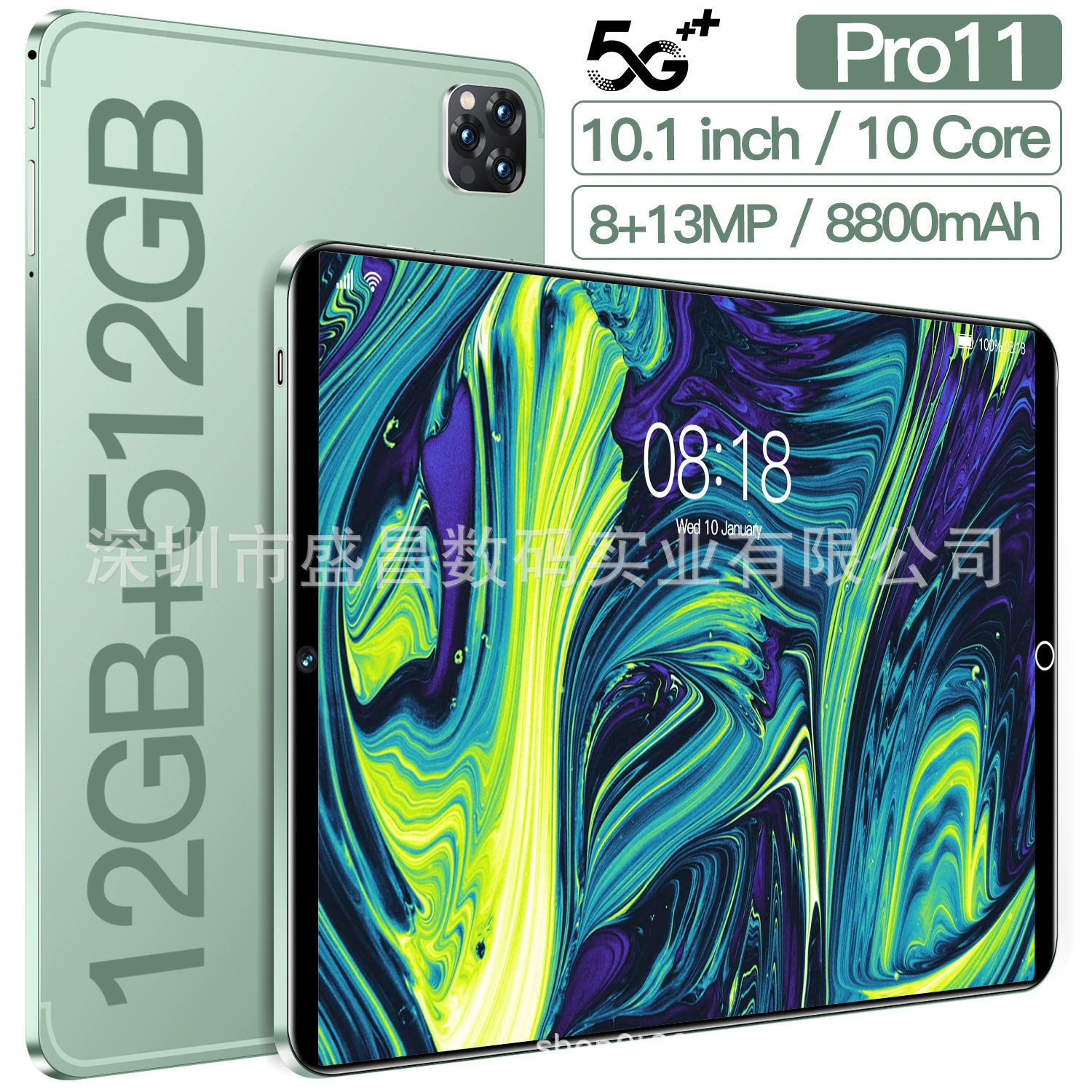 Google, tablet laptop, 10inch, (Cross-border trading), pro11, 2 in 1, Android, support function for all network communication standards