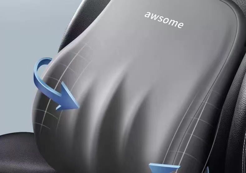 Car Headrest Lumbar Support Cushion Neck Pillow Backrest Driver's Seat Long Sitting Lumbar Support Cushion Neck Pillow Backrest Neck Protection Pillow