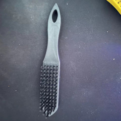 Plastic handle rust removal wire brush 34 rows 5 rows 6 rows cleaning, polishing and oil removal industrial brush fish scale iron brush