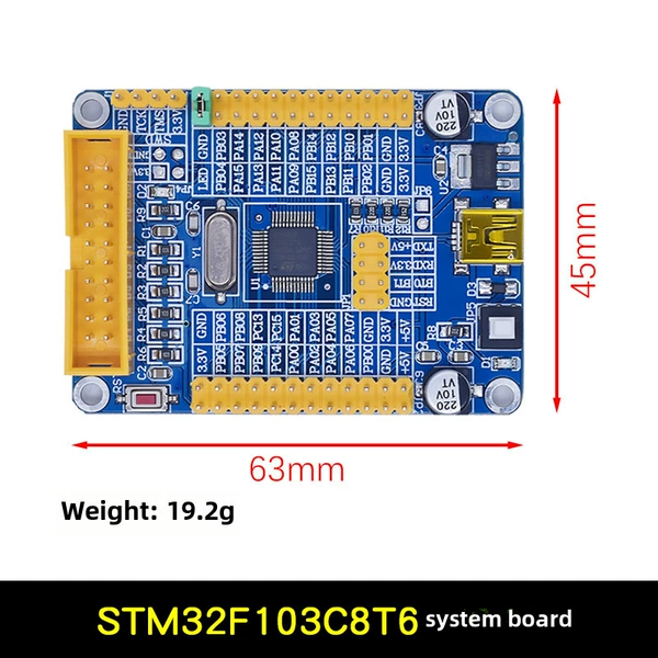 STM32F103C8T6 system board