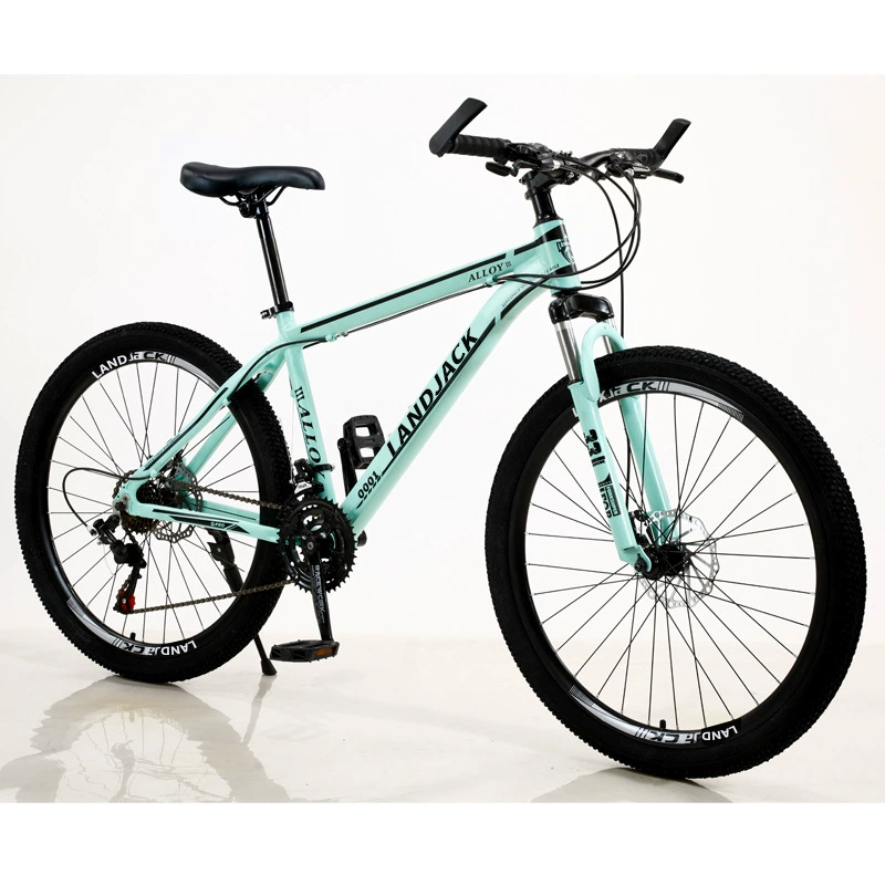 Shock-absorbing metal mountain mountain bike