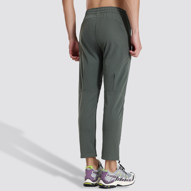 Dijia el mismo estilo pantalones casuales de secado rápido pantalones de escalada elásticos rectos delgados para hombres pantalones deportivos para correr al aire libre