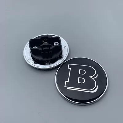 Car logo | V260 Modified Black Front Flat Emblem - brabus-cover-card-deduction
