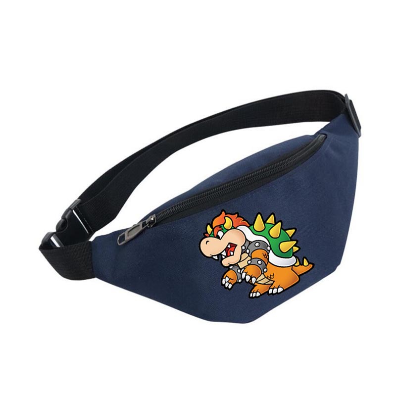 Juego Mario Super Mary bolso de la cintura de los hombres y las mujeres deportes Satchel bolso del teléfono móvil multifuncional bolso de la cintura de dibujos animados monedero