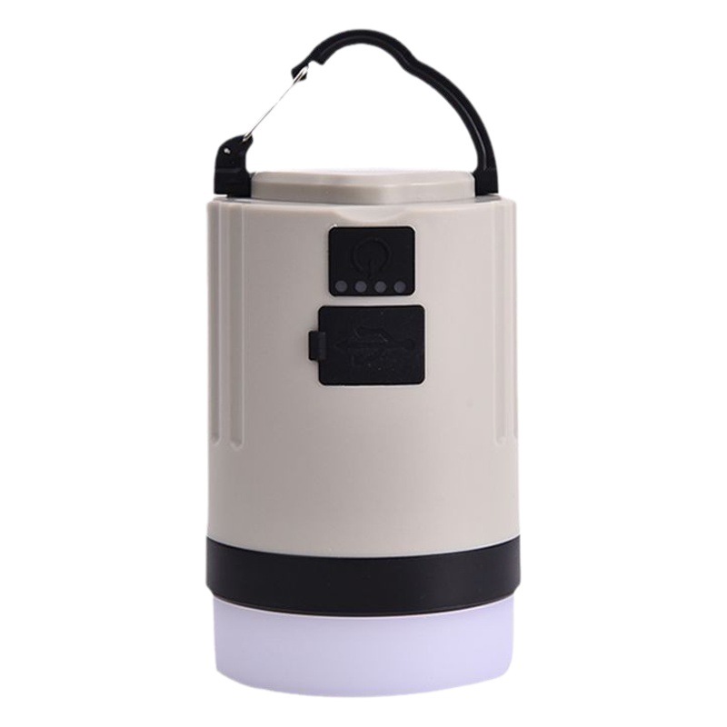 Nuevo al aire libre recargable linterna de luz fuerte portátil multi-funcional luz cálida que cambia de color camping campamento linterna luz de la tienda