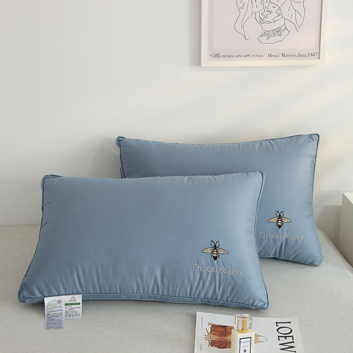 Hilton 5-star hotel pillow cotton soybean fiber pillow core hotel household cervical spine protection single person pillow wholesale 