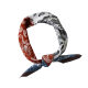 Ins Silk Scarf Headscarf Couple's Hair Band Vintage Cashew All-match Artistic Small Square Scarf Women's South Korea Decorative Tie Scarf