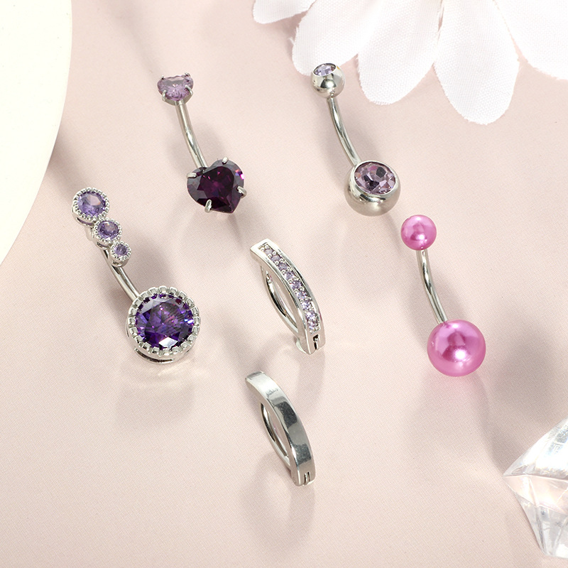 Labret piercing jewelry detail image