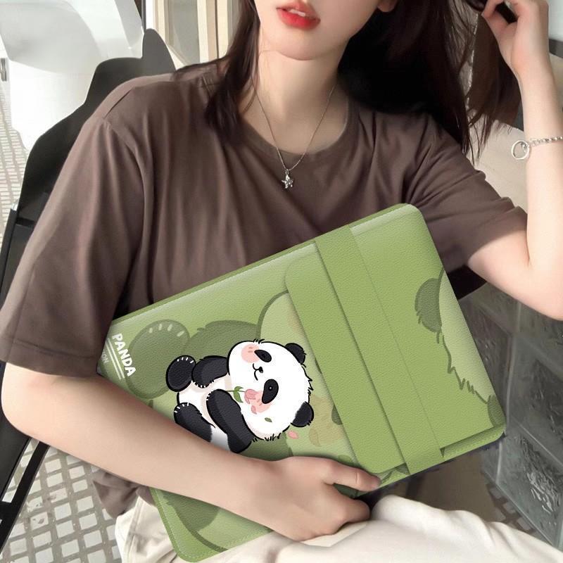Flower Panda Notebook Liner Bag Women's Non-Magnetic Suitable for Huawei Apple Asus Lenovo Tablet Protective Case Flower Panda Notebook Liner Bag Women's Non-Magnetic Suitable for Huawei Apple Asus Lenovo Tablet Protective Case