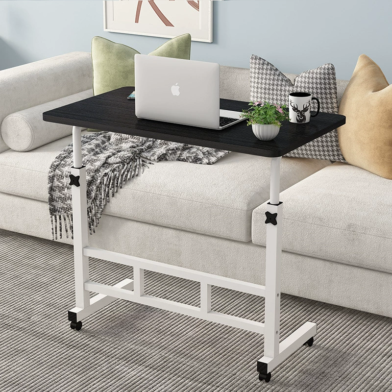 Подвижная прикроватная тумбочка, регулируемый по высоте компьютерный стол, простой небольшой стол для спальни, студенческого общежития, письменный стол для арендованной квартиры.
