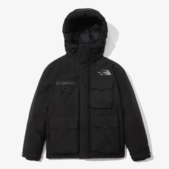 北家秋冬新款刺绣多口袋连帽男士棉服保暖御寒舒适外防风外套青年