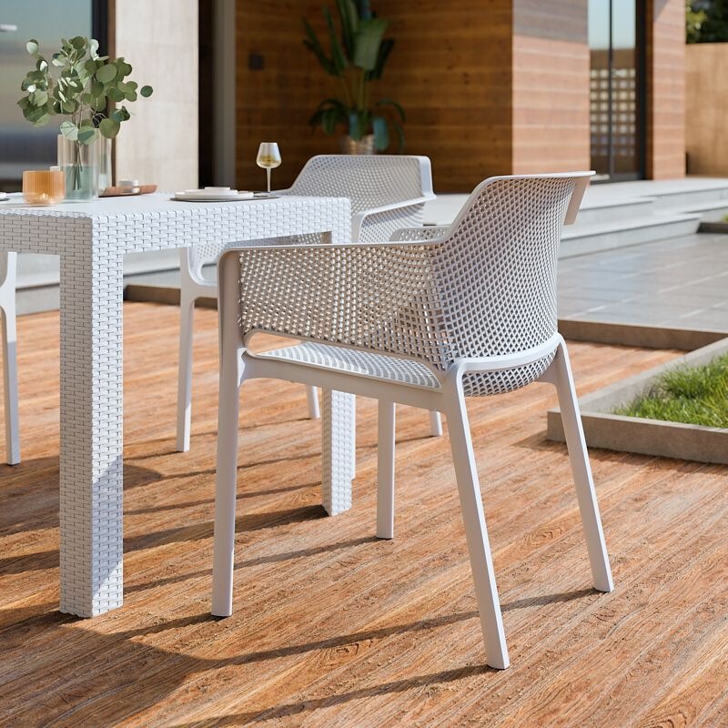Plastic tables and chairs, leisure restaurant tables and chairs, imitation rattan chairs, waterproof and sun-proof garden terrace chairs, backrest chairs, office chairs Plastic tables and chairs, leisure restaurant tables and chairs, imitation rattan chairs, waterproof and sun-proof garden terrace chairs, backrest chairs, office chairs