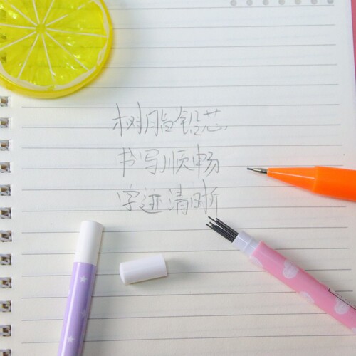 Factory direct selling automatic pencil lead, no need to sharpen and not easy to break, pencil replacement core, mechanical pencil accessories, resin lead core