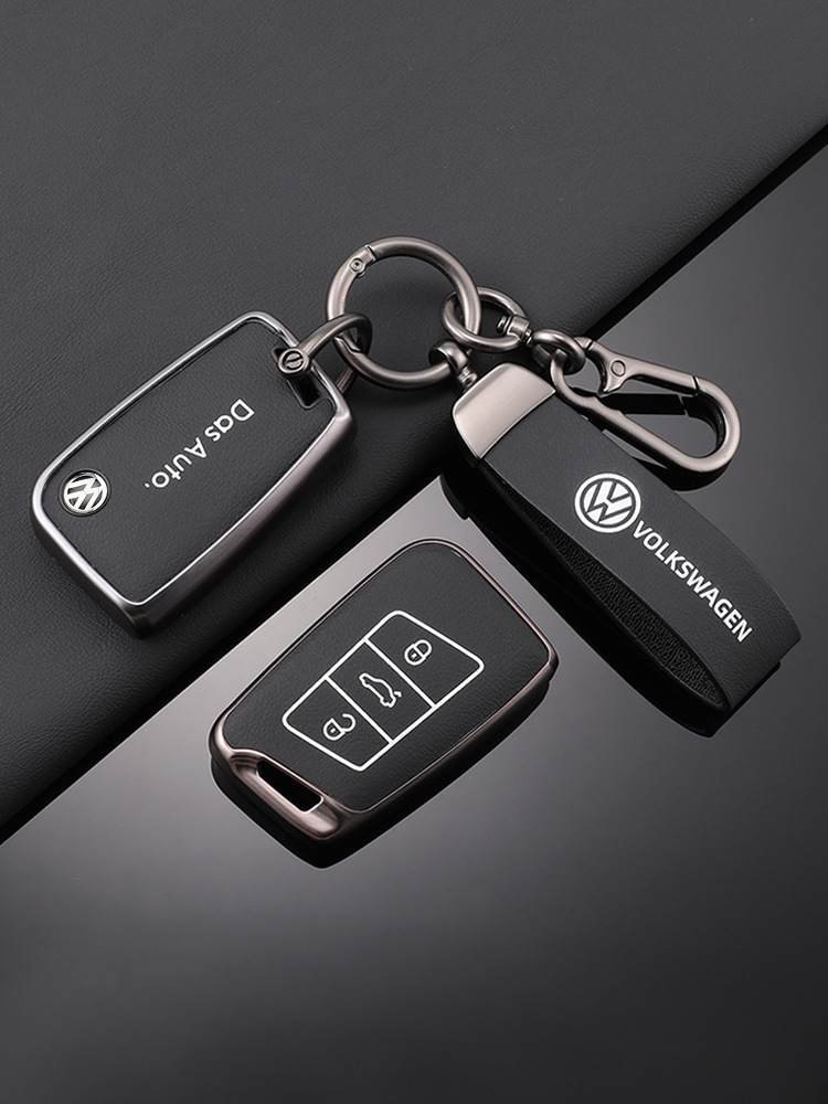 Adecuado para la funda de la llave Volkswagen Sagitar todo incluido TPU patrón de piel exploración Yue Passat Bora LaVida Yue hebilla de la caja protectora