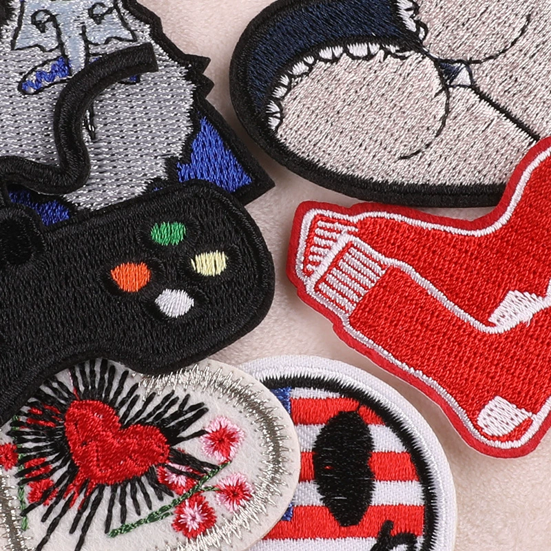 Дуок computer embroidery big padding cartoon animal patch post DIY одежда аксессуары кросс-бордер вышивка тканевые наклейки