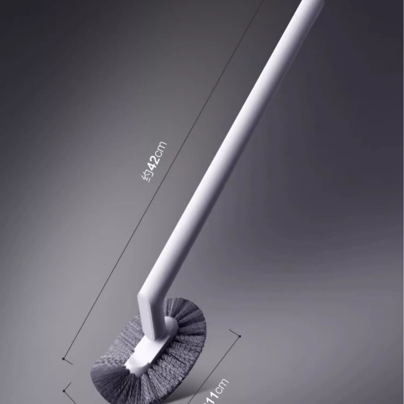 cepillo de inodoro tipo pared cepillo de inodoro doméstico limpieza de inodoro cepillo de grietas cepillo de mango largo cepillo de limpieza