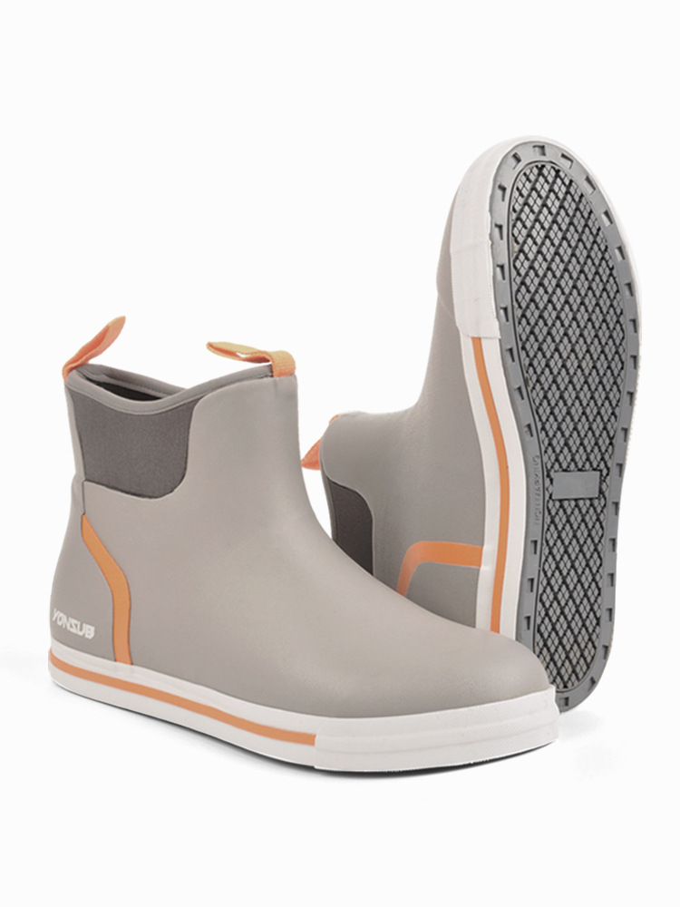 Botas de lluvia altas de madera contrachapada, antideslizantes, exteriores