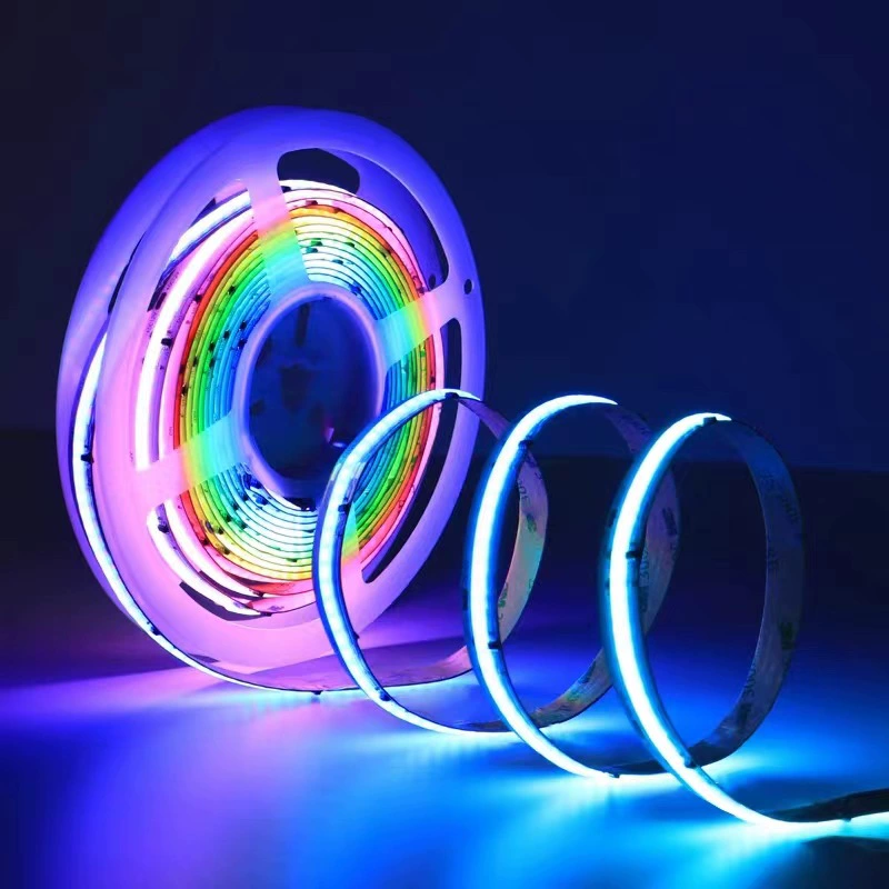 Симфония COB лампа с 720 светодиодами, программируемая лампа с LED, 24V RGB, полноцветный эффект бегущей воды, вывеска