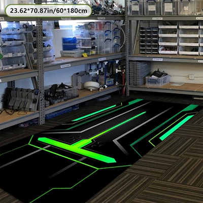 non-slip anti-oil floor mat racing locomotive, Avtomobil döşəmə paspasları - motorcycle-mat-5-40120cm